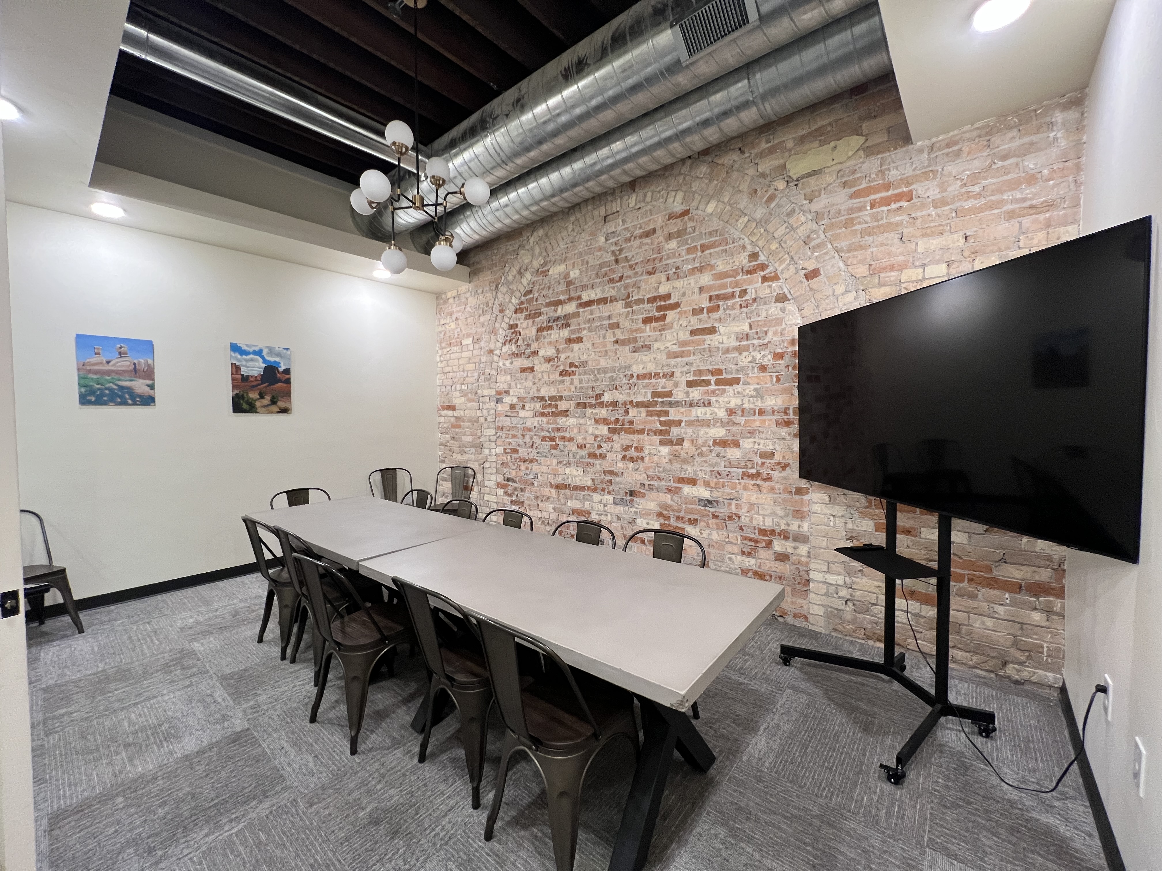 the alley conference room · upstairs